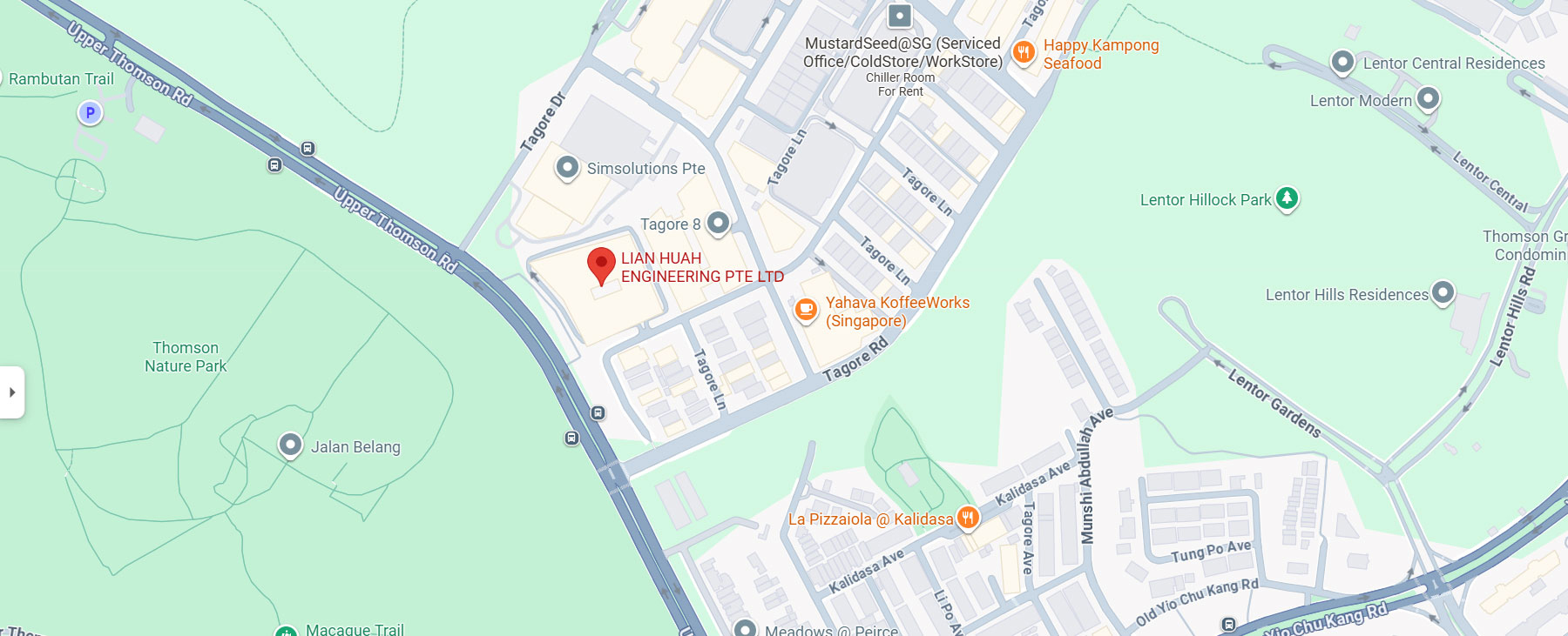 google map desktop static 1 Lian Huah Engineering